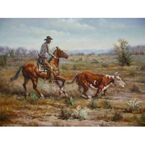   Figure Texas Canvas Art Texan Cowboy/Rodeo 