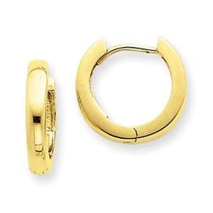  14k Yellow Gold 2.75mm Hoop Earrings Jewelry