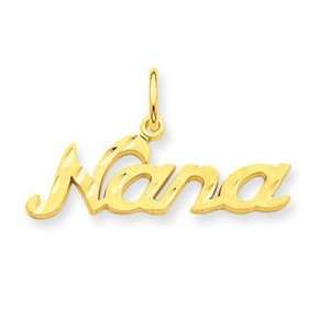  14k Yellow Gold Nana Charm Jewelry