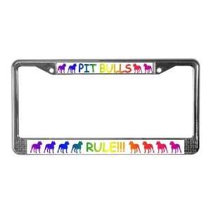  Pit Bull Pets License Plate Frame by  Everything 