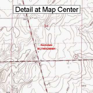   Map   Rockdale, Wisconsin (Folded/Waterproof)