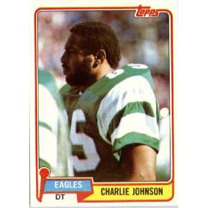  1981 Topps # 92 Charlie Johnson Philadelphia Eagles 