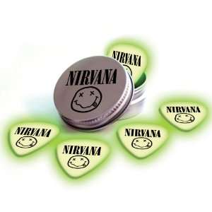  Nirvana 5 X Glow In The Dark Premium Guitar Picks & Tin 
