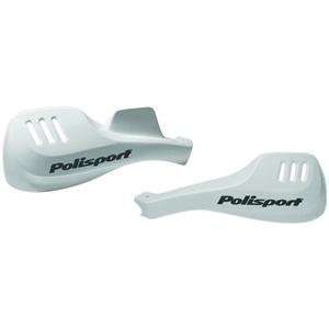  Polisport Universal Plastic Handguard   White Automotive