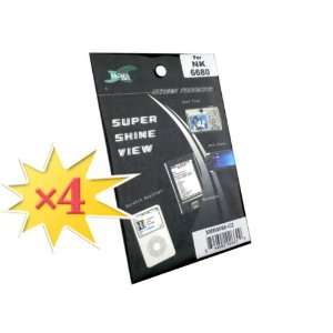  4 Pack^^Mobile Phone Screen Protector for Nokia 6680 
