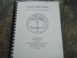 Veritable Black Magic Blanchard Key of Solomon 1996  