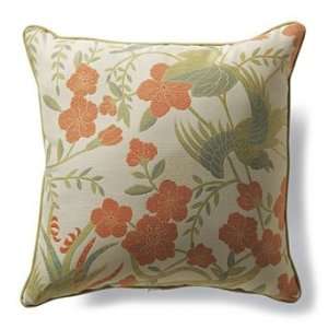  Outdoor Flight Coral Square Pillow   Frontgate Patio 