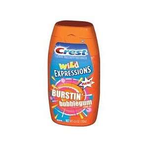 Crest Kids Wild Expressions Liquid Gel Toothpaste Burstin Bubblegum 4 