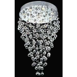   Light LED Small Chandelier Crystal Trim Royal Cut