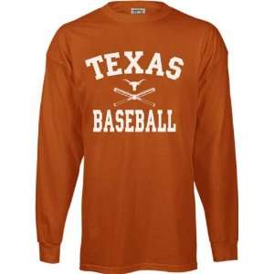  Texas Longhorns Perennial Baseball Long Sleeve T Shirt 