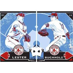 Boston Red Sox Jon Lester & Clay Buchholz Limited Edition Screen Print 