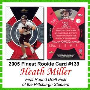  Burbank Sportscards Pittsburgh Steelers Heath Miller 