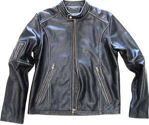   Genuine Leather Jacket   Distressed Finish   Quality Glove Leather