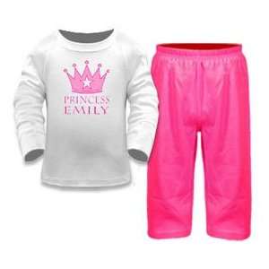  Princess 2 Piece Pant Set Baby Girl Clothes Baby