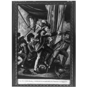 Captain John Paul Jones shooting a sailor,1780,American 