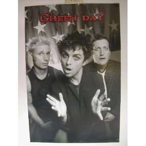  Green Day Band Shot Hands Flag Poster 24 Inches By 36 