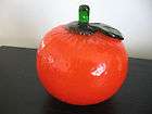 art glass orange fruit  