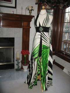 Karishma 3011 Lime Black Prom Gown Dress 4  