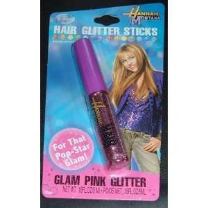    Hannah Montana Hair Glitter Stick   Glam Pink Glitter Toys & Games