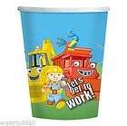 Bob The Builder Birthday Party Paper Cups  New