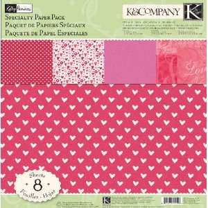  K&Company Kelly Panacci Valentine 12 by 12 Inch Specialty 