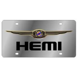  HEMI   License Plate   Stainless Style Automotive
