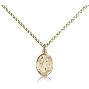  Gold Filled St. Ursula Pendant Jewelry