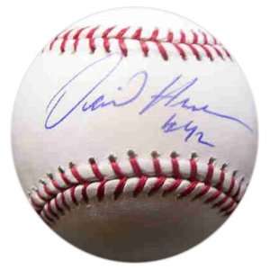  Dave Henderson Autographed Baseball