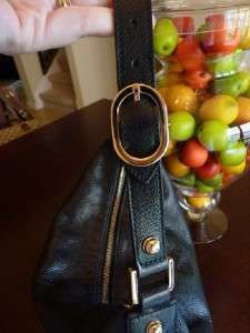 100% Authentic Gucci Black Leather Blondie Hobo 130771  
