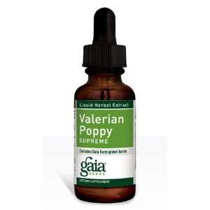  Gaia Herbs Valerian Poppy Supreme 2 oz Health & Personal 