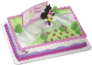 MINNIE Mouse DRESS Shopper Birthday Cake Decoration Kit  