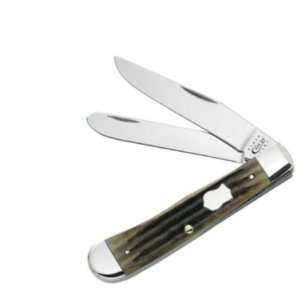  Case Knives 25801 Trapper Pocket Knife with Antique Bone 
