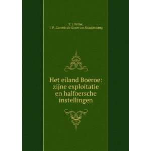   Cornets de Groot van Kraaijenburg T. J. Willer Books