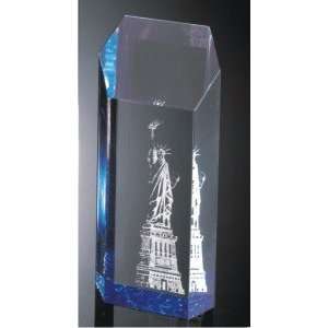 Hexagon Top Tower Acrylic Award (8 inch) 