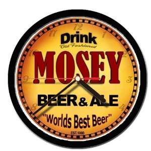  MOSEY beer and ale cerveza wall clock 