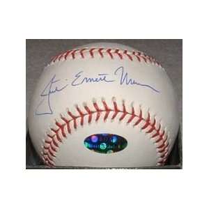 Justin Morneau Signed Baseball   OML  Full Name   Autographed 