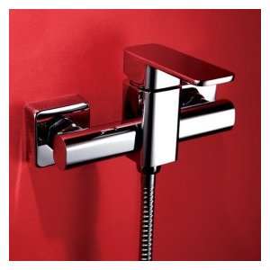  Morden Wall Mount Solid Brass Shower Faucet (Chrome Finish 