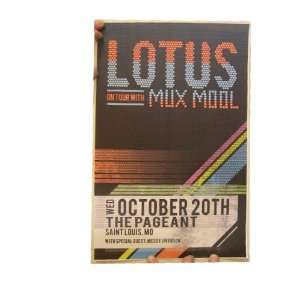    Lotus Poster Handbill St Louis MO Mux Mool 