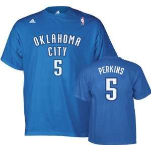 Oklahoma City Thunder Russell Westbrook Adidas Blue T Shirt  