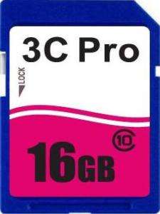 3C Pro 16GB 16G SD SDHC ultra fast SD Card Class10  