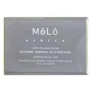 MoLo Africa Cape Pelargonium Soap, Glycerine, Essential Oil & Shea, 1 