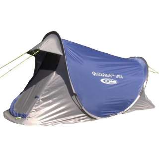 QuickPitch USA Pop Up 2 Person Tent Spotwiki Rain Canopy Weather/Water 