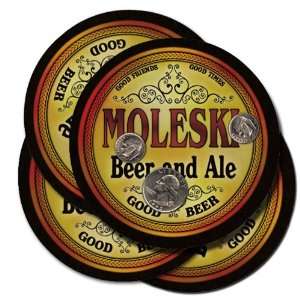  MOLESKI Family Name Beer & Ale Coasters 