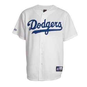 Los Angeles Dodgers Cooperstown Replica Blank White Jersey  