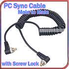 Male to Male FLASH PC Sync Cable Cord F YONGNUO RF 602  