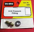   32 Brass Pressure Fitting (1) DUB539 / 539 RC Airplane, Car Mufflers
