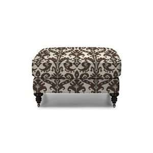  Williams Sonoma Home Bedford Ottoman, Large Scale Ikat 