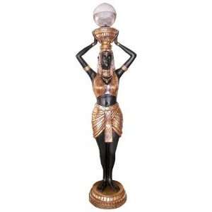 Xoticbrands 90 Classic Egyptian Statue Sculpture Goddess Floor Lamp 