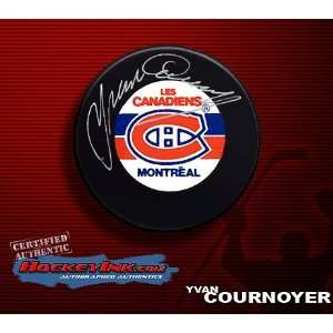  Yvan Cournoyer Montreal Canadiens Autographed/Hand Signed 