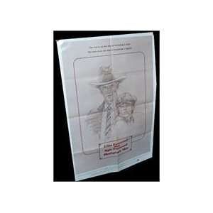  Honkytonk Man Folded Movie Poster 1982 